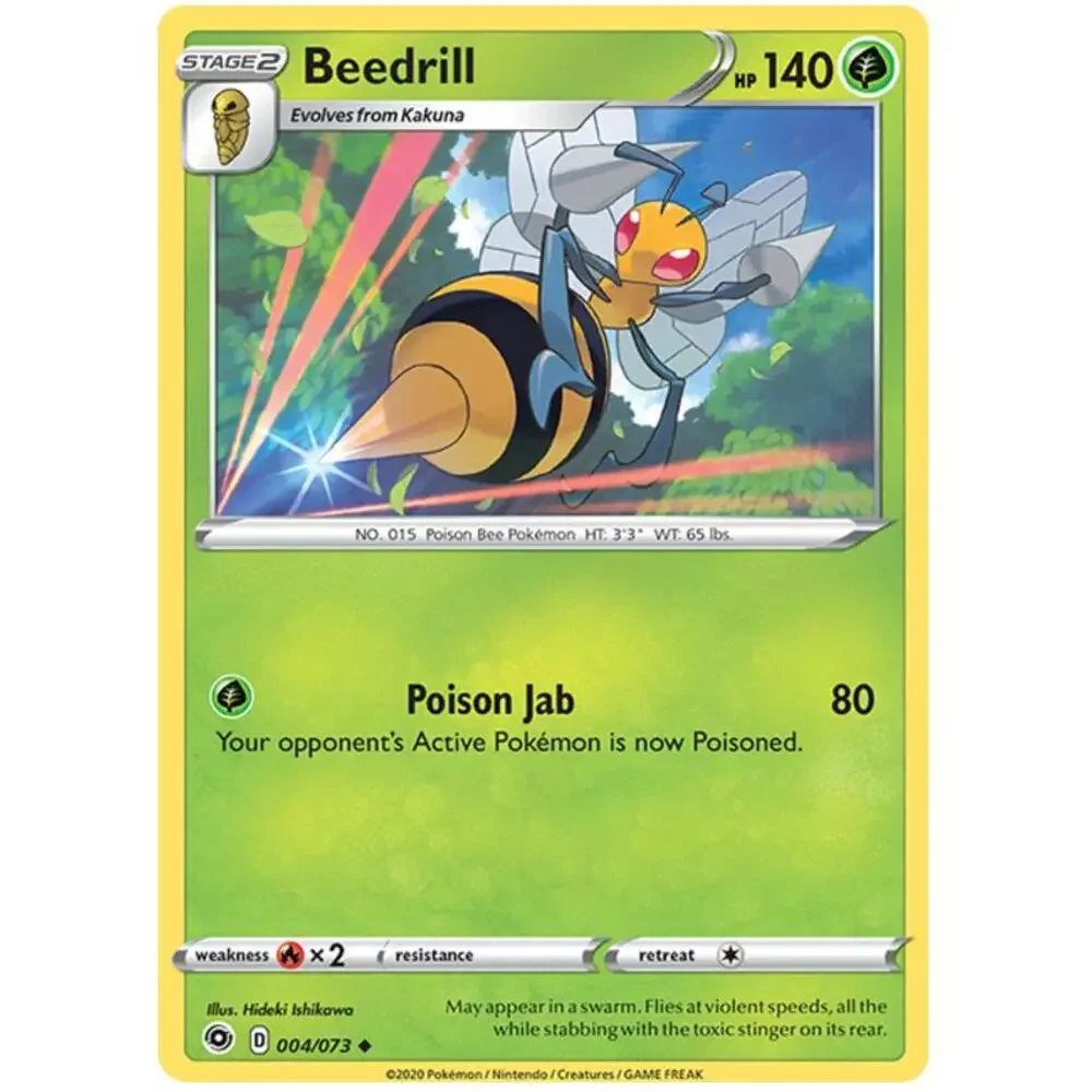 Sword and Shield Champion's Path 04 Beedrill